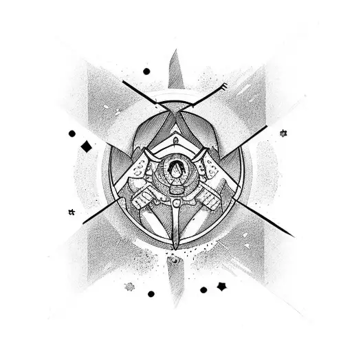 be yout own hero in symbol tattoo design idea