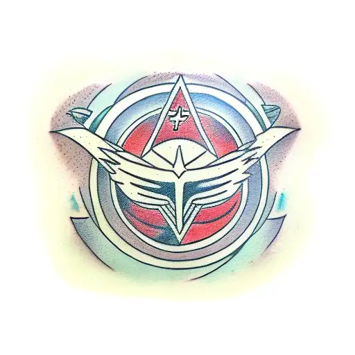 be your own hero in symbol hero woman tattoo design idea