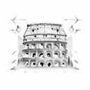colosseum tattoo design idea