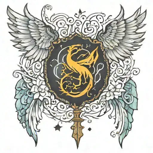 Harry Potter, fourth wing, Percy Jackson, hunger games, mortal instruments  tattoo design idea