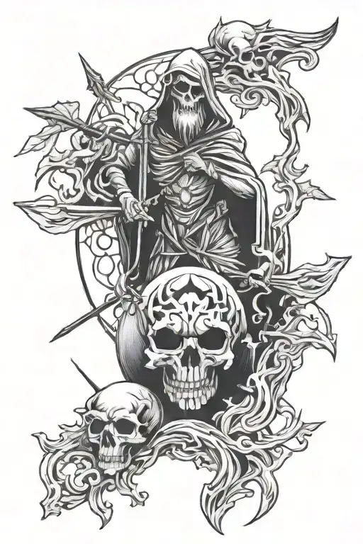 charon tattoo design idea