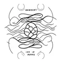 Heartbeat with writing underneath this too shall pass tattoo design idea