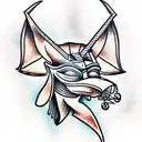 anubis and libra  tattoo design idea