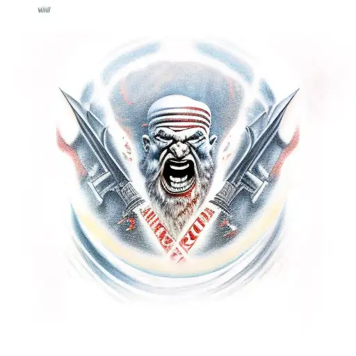 mars god of war  tattoo design idea