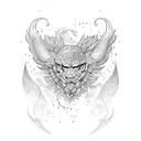 half full glass tattoo design idea