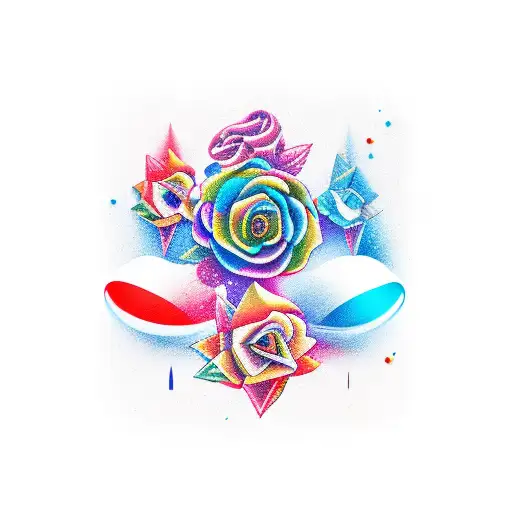 bisexual tattoo design idea