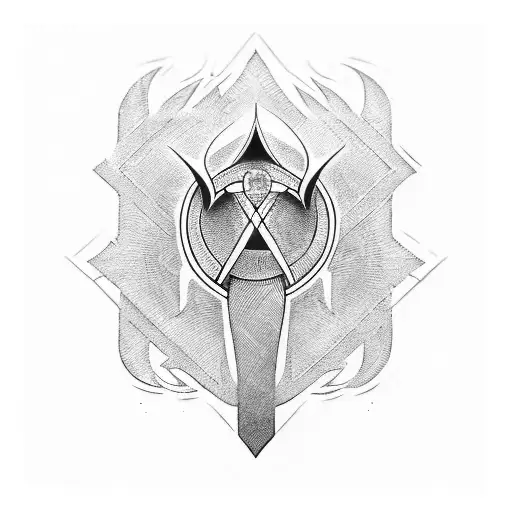 Ankh Symbol tattoo design idea