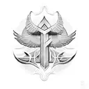 Ankh Symbol tattoo design idea