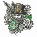 Irish republican tattoo tattoo design idea