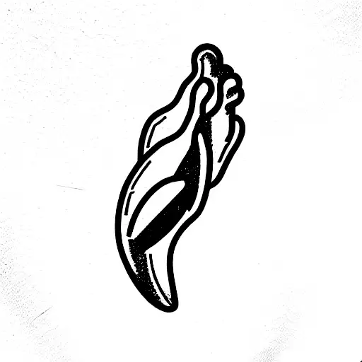 chicken wing tattoo design idea