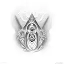 holy trinity  tattoo design idea