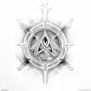 holy trinity  tattoo design idea