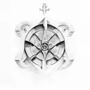 holy trinity  tattoo design idea