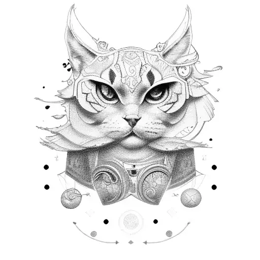 full color audio tattoo design idea