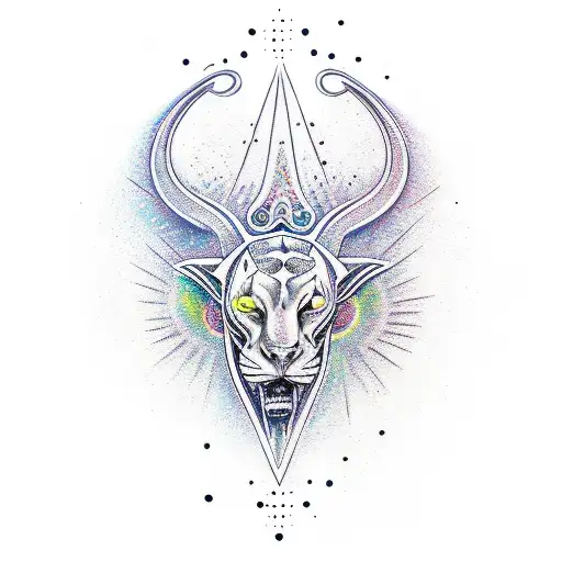 Law of attraction, spiritual, believe, attract, achieve tattoo design idea