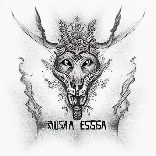 russia tattoo design idea