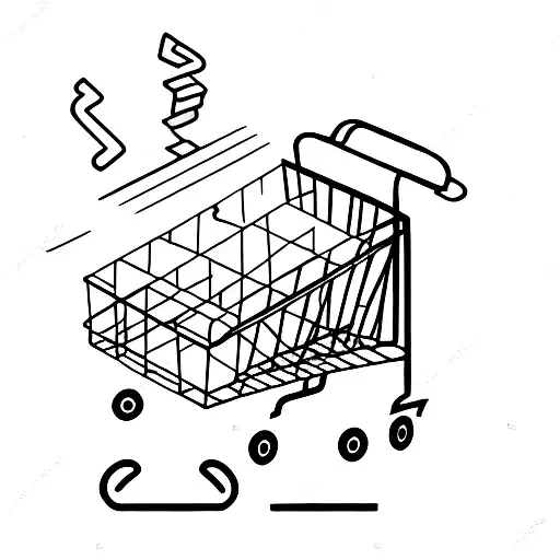 Shopping Cart tattoo design idea