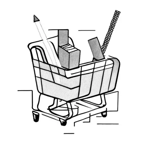 Shopping Cart tattoo design idea