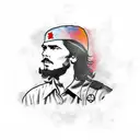 Che Guevara  tattoo design idea