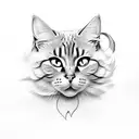 pussy tattoo design idea