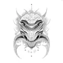 Dino  tattoo design idea