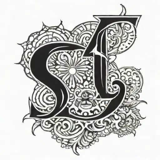 number 13 tattoo design idea