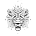 lion rasta  tattoo design idea