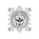 buda tattoo design idea