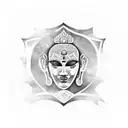 buda tattoo design idea