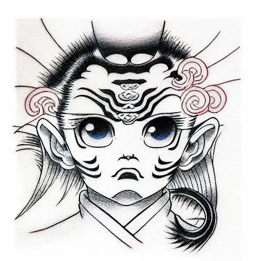 killua tattoo design idea