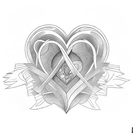 Benjamin, brother, heart, October 7 tattoo design idea