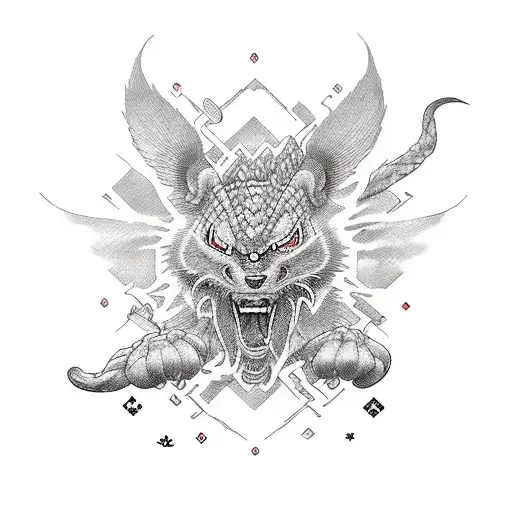 gon and killua  tattoo design idea