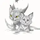 gon and killua  tattoo design idea