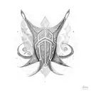 stingray with Samoan and Maori patterns tattoo design idea