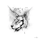 j. cole's song love yourz  tattoo design idea