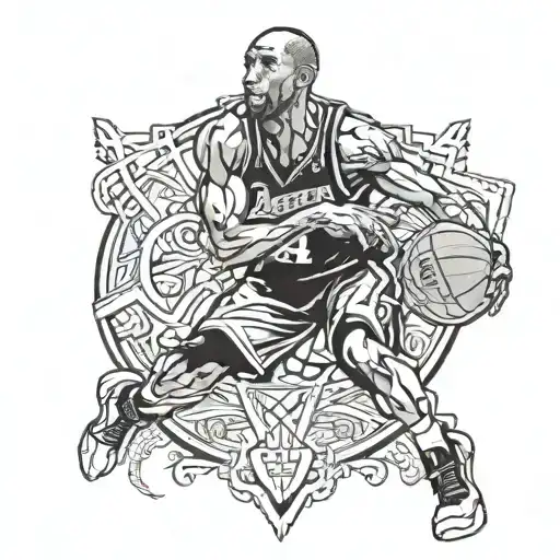 kobe ​​bryant black mamba tex vita is temptare tattoo design idea