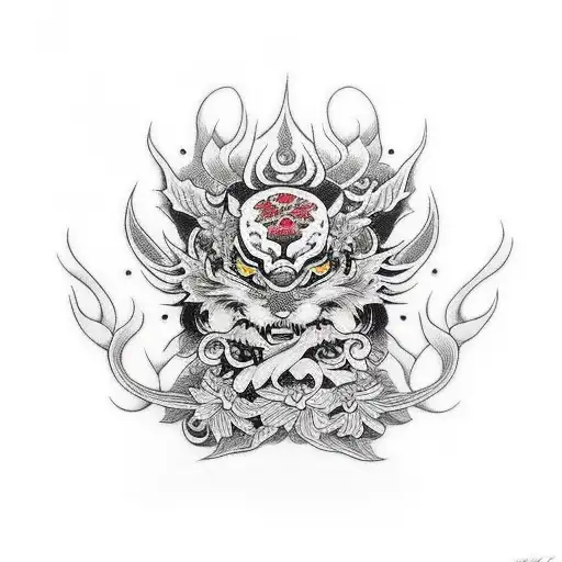 suicide tattoo design idea