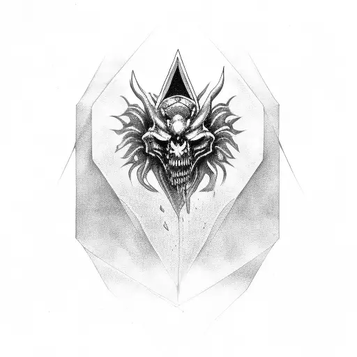 chain of judgement  tattoo design idea