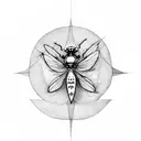 Rowan tree,fairy,hawk,ladybug,W.I.S.E. tattoo design idea