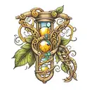 An Elixir of Helix DNA structure tattoo design idea