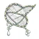 An Elixir of Helix DNA structure tattoo design idea