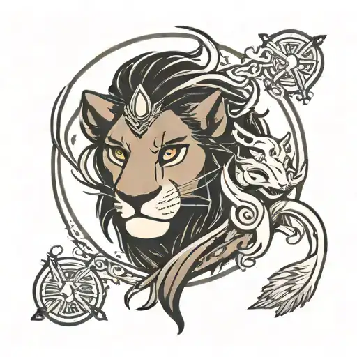 lion king mulan spirit how to train your dragon  tattoo design idea