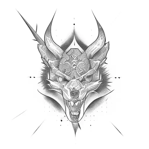 Herz tattoo design idea