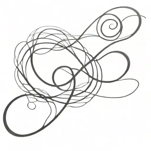 simbol of infinity 8 tattoo design idea
