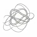 infinity simbol tattoo design idea