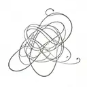 infinity simbol tattoo design idea