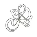infinity simbol tattoo design idea
