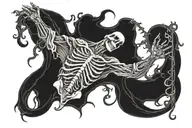 holy death tattoo design idea
