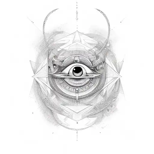 Ophanim tattoo design idea