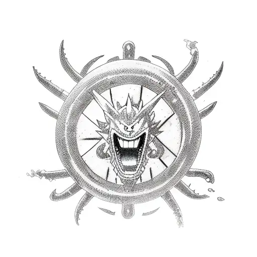 one piece Bleach Pokémon dragón ball Naruto digimon tattoo design idea